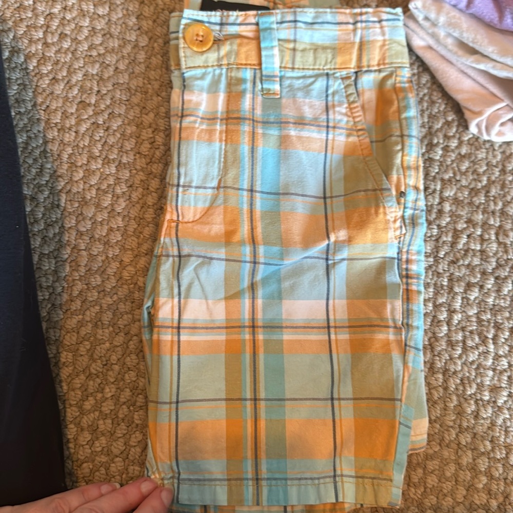 Barely Worn Boys Nordstrom Plaid Shorts